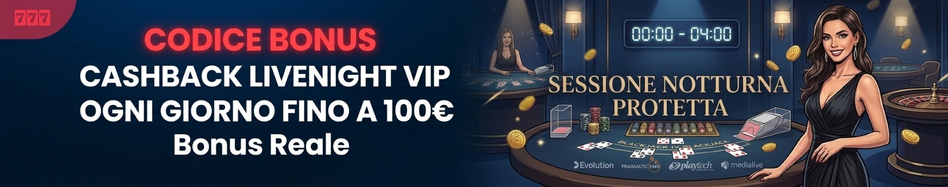 CASHBACK LIVE NIGHT VIP