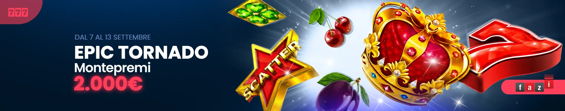 Epic Tornado - Slot Fazi Montepremi 2.000€