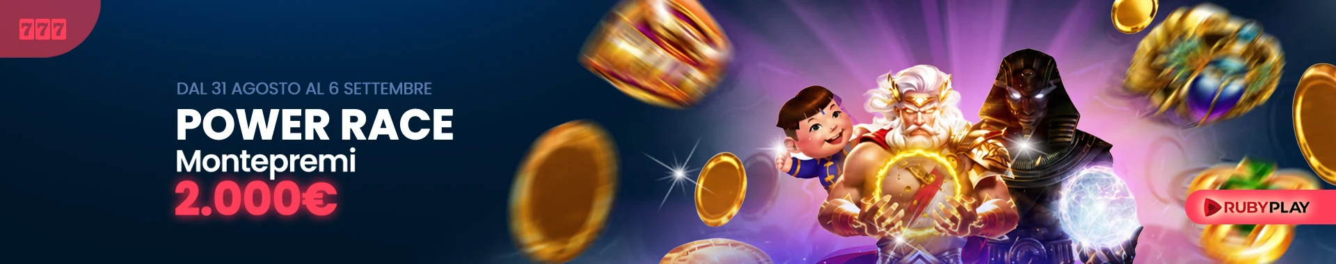 Power Race - RubyPlay Slots Montepremi 2.000€